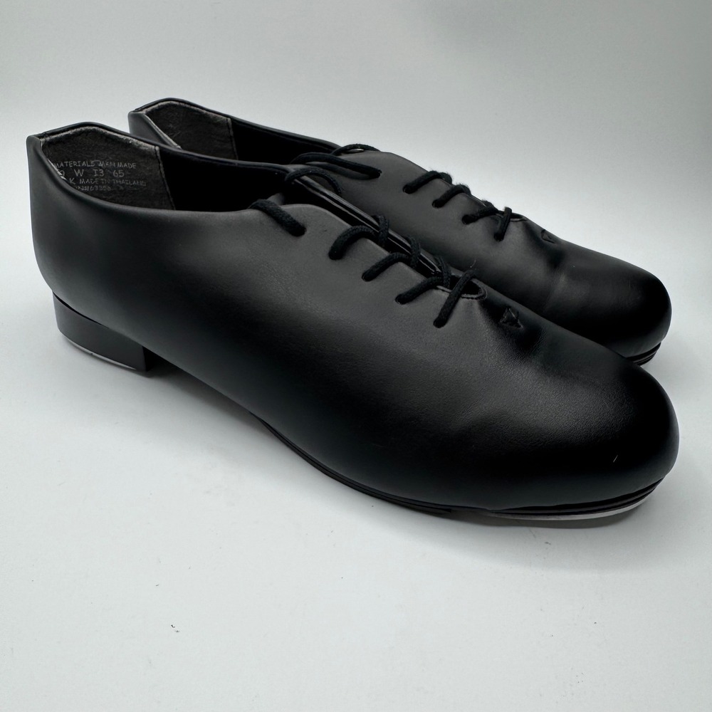 Capezio Cadence Black Tap Shoes Tele Tone Taps Mens 10